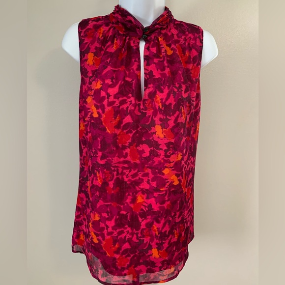 Banana Republic Tops - Banana Republic Fuchsia, Pink, Purple and Orange Patterned Tank